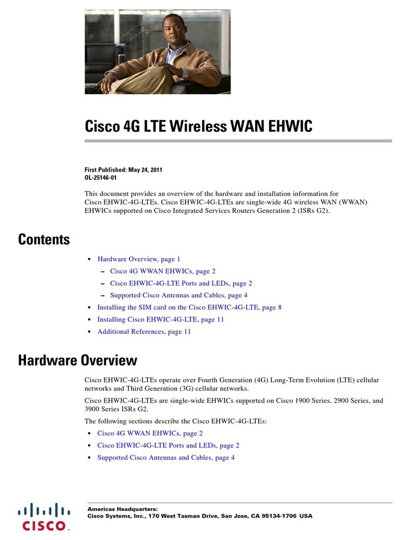 Cisco EHWIC-4G-LTE-V manual