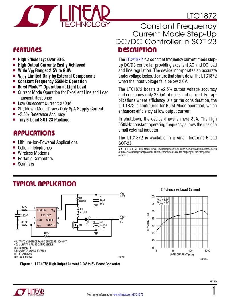 Linear Technology LTC1872 User manual
