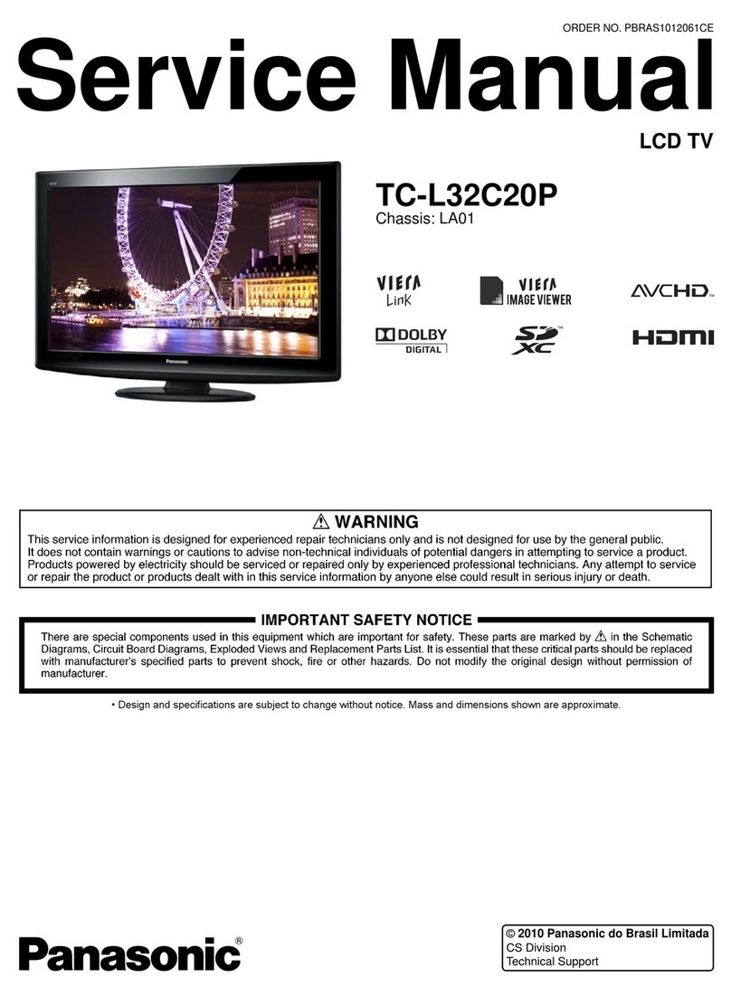 Panasonic TC-L32C20P User manual
