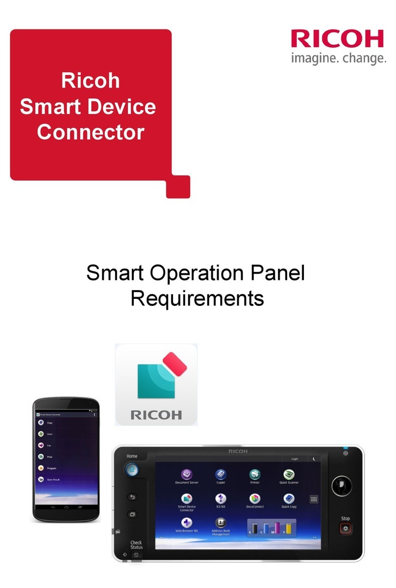 Ricoh Smart Operation Panel manual