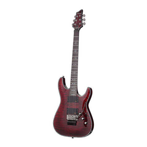 Schecter Hellraiser C-1 quick start guide