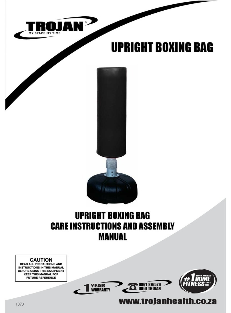 Trojan UPRIGHT BOXING BAG Installation guide