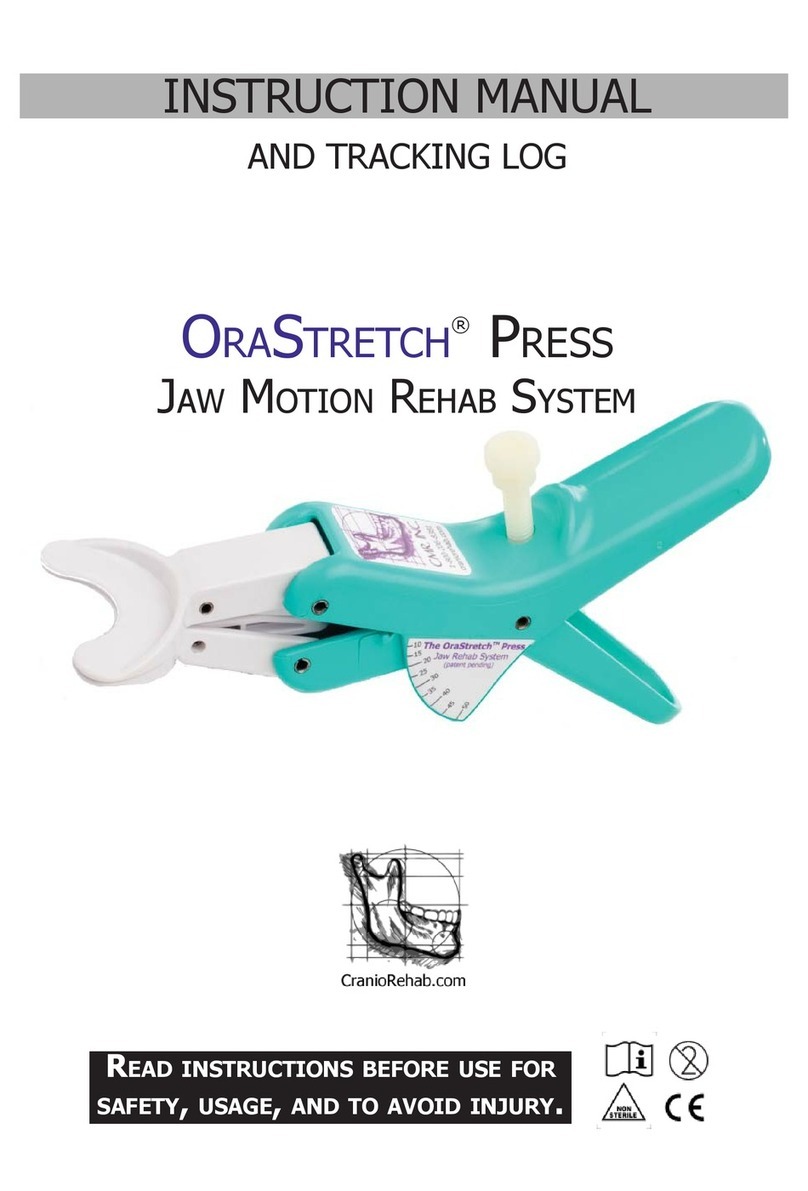 OraSTRETCH PRESS JAW MOTION REHAB SYSTEM User manual