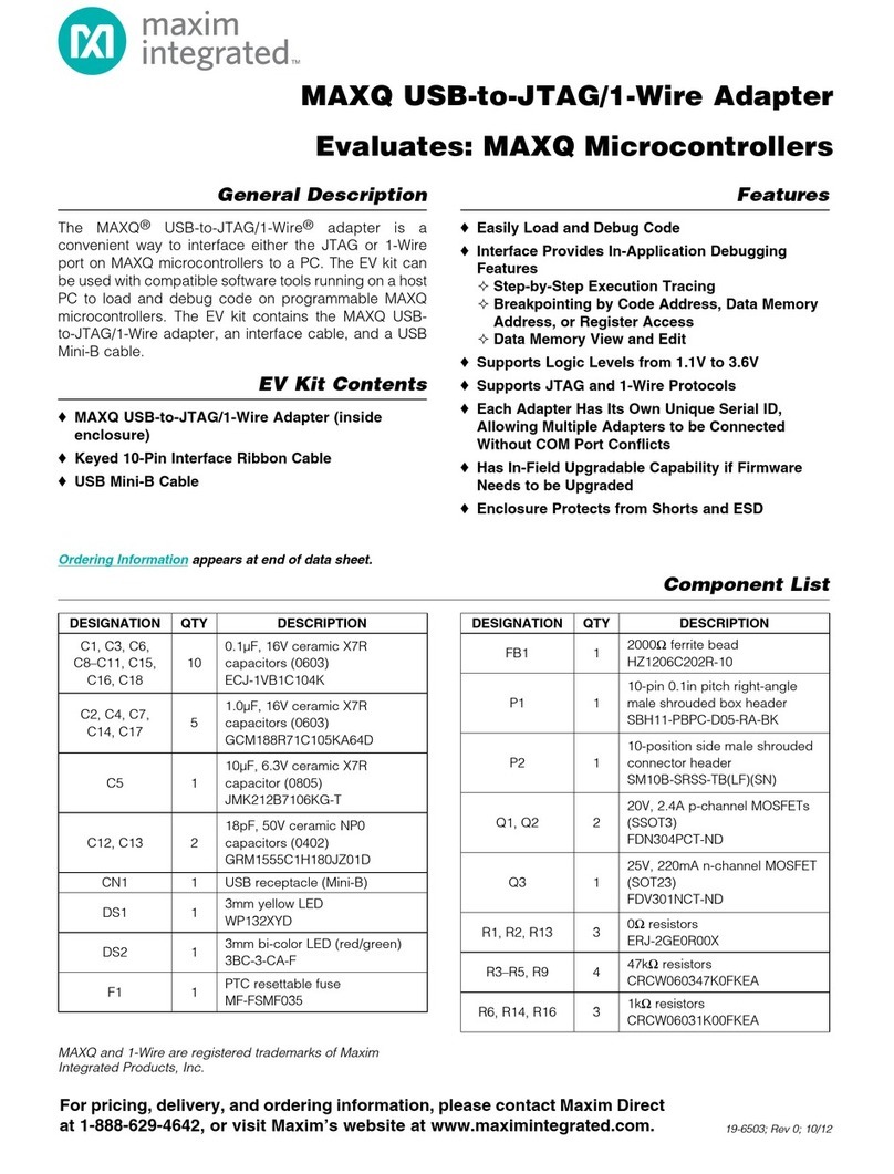 Maxim Integrated MAXQ manual