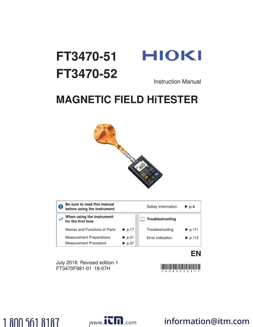 Hioki FT3470-51 instruction manual
