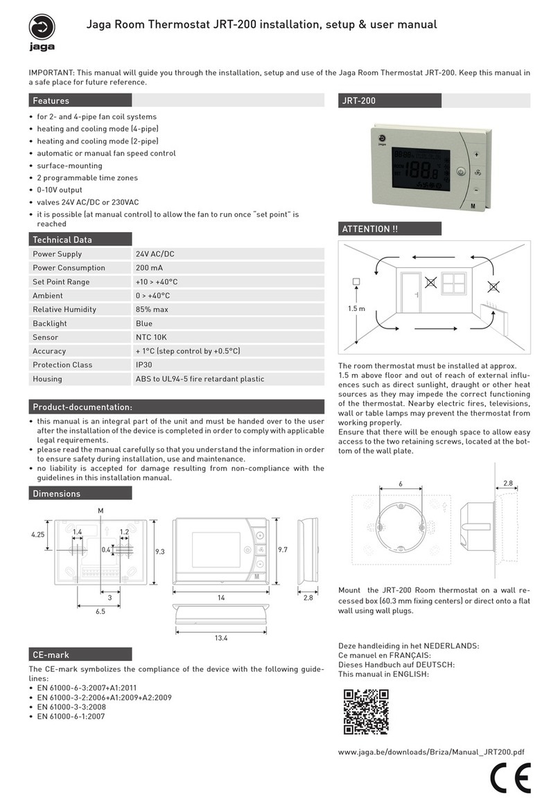Jaga JRT-200 Installation, setup & user manual