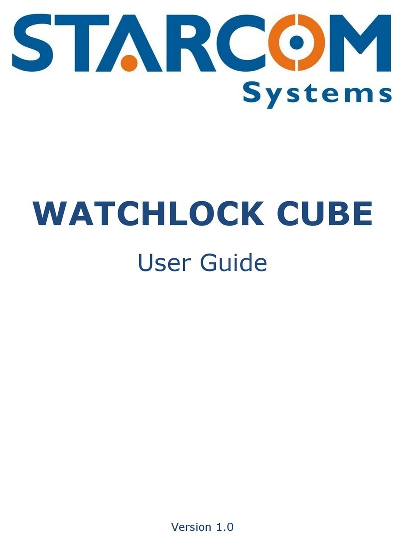 Starcom Systems WATCHLOCK CUBE User manual