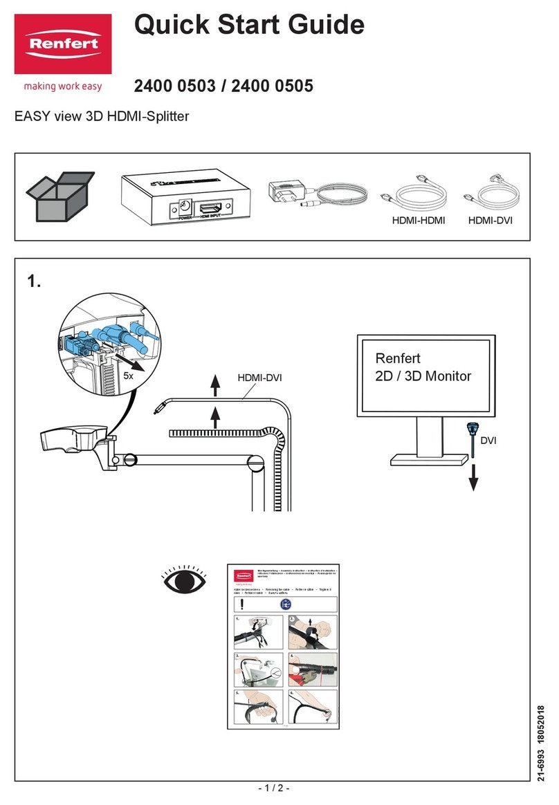 Renfert EASY view 3D 2400 0503 quick start guide