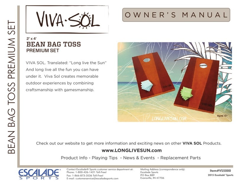 VIVA SOL BEAN BAG TOSS User manual