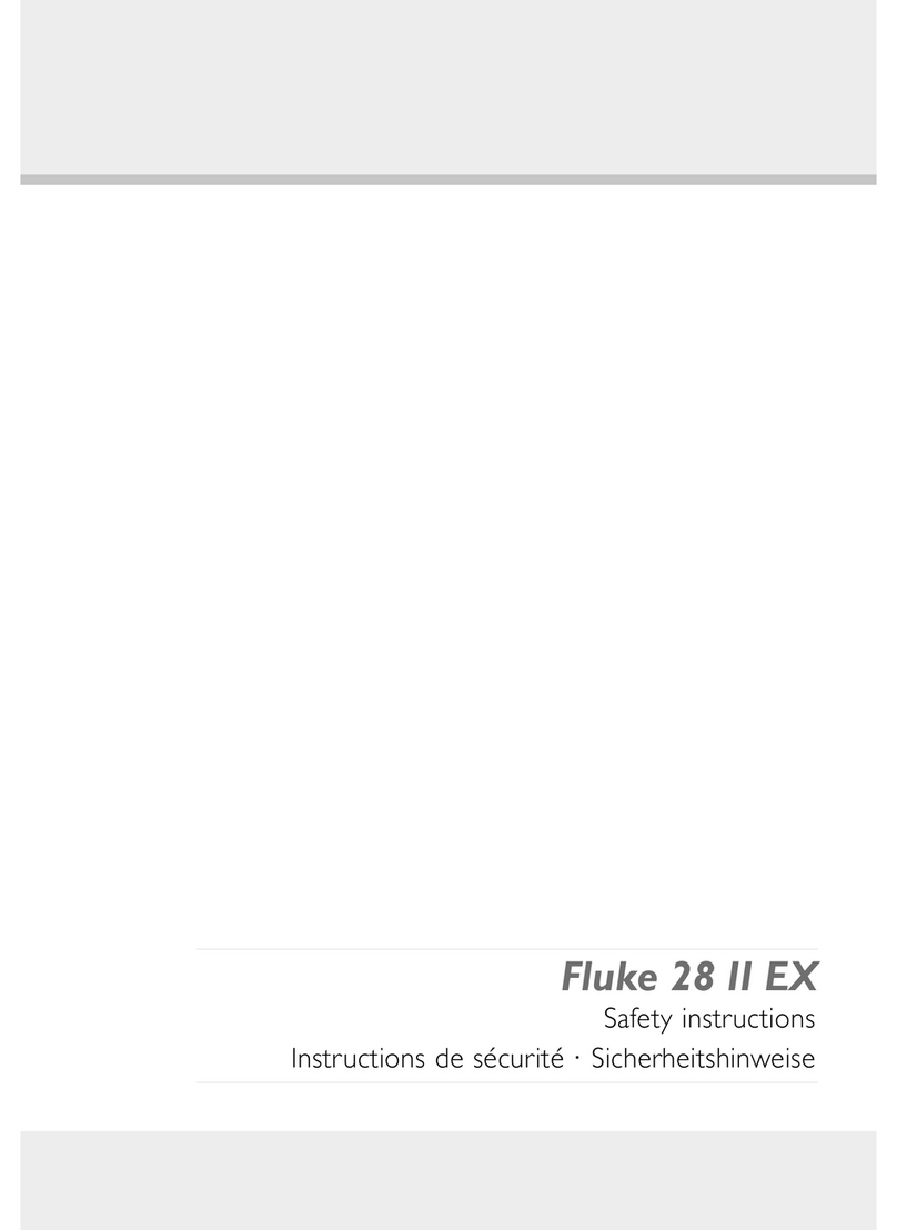 Fluke 28 II Ex Safety instructions