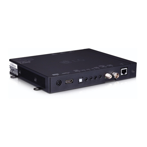 LG STB-5500 Commercial mode setup guide