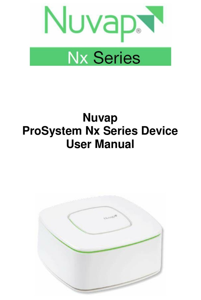 Nuvap ProSystem N Series user manual