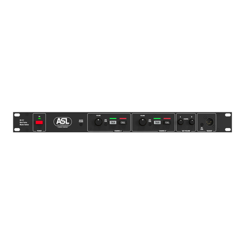 ASL INTERCOM BS 217 User manual