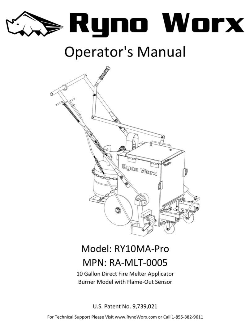 RYNO WORX RY10MA-Pro Operator's manual RYNO WORX RY10MA-Pro Operator's manual