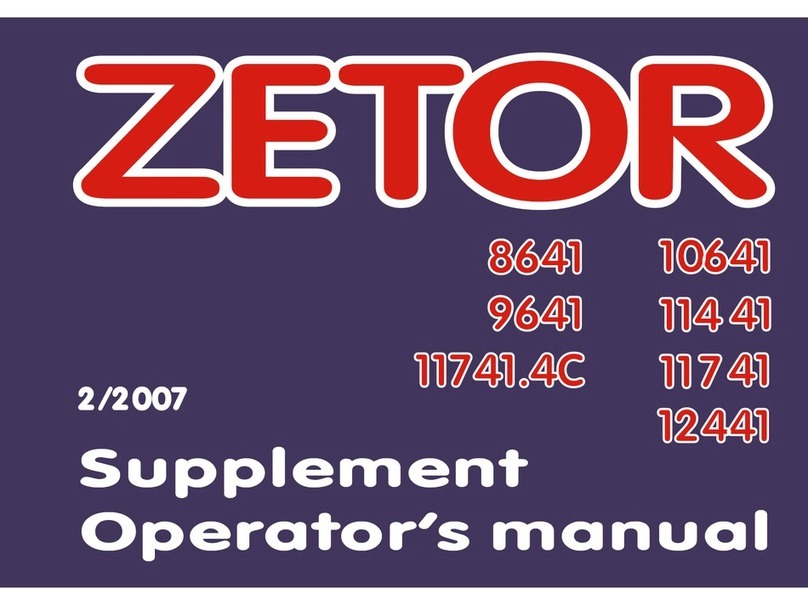 Zetor Z 8641 User manual