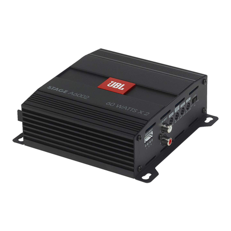 JBL Stage A6004 User manual