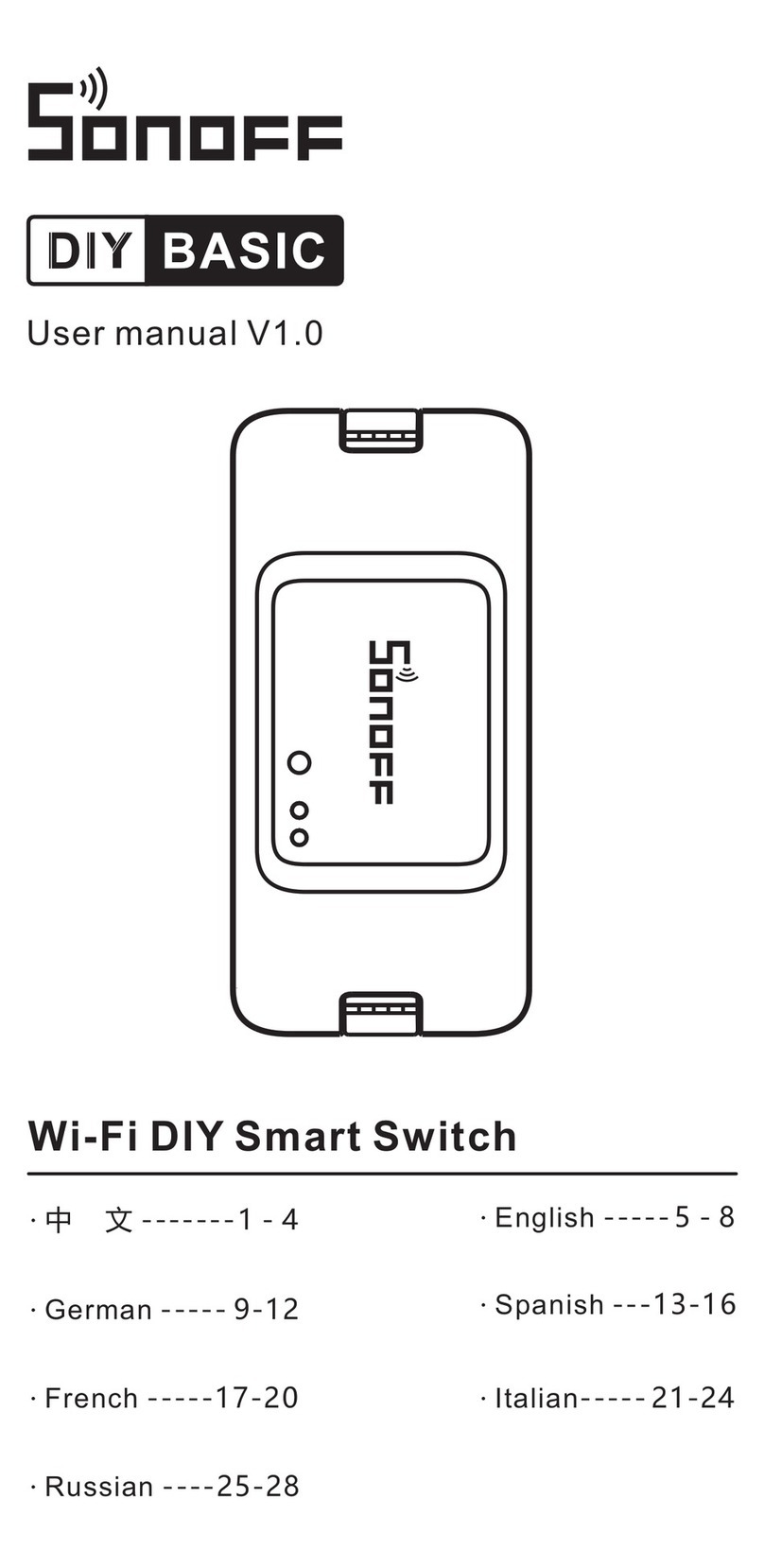Sonoff BASICR3 User manual
