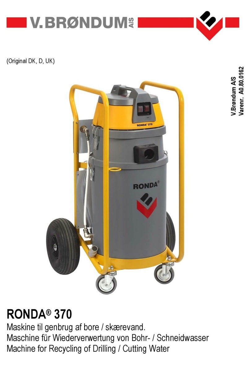 V.Brøndum RONDA 370 user manual