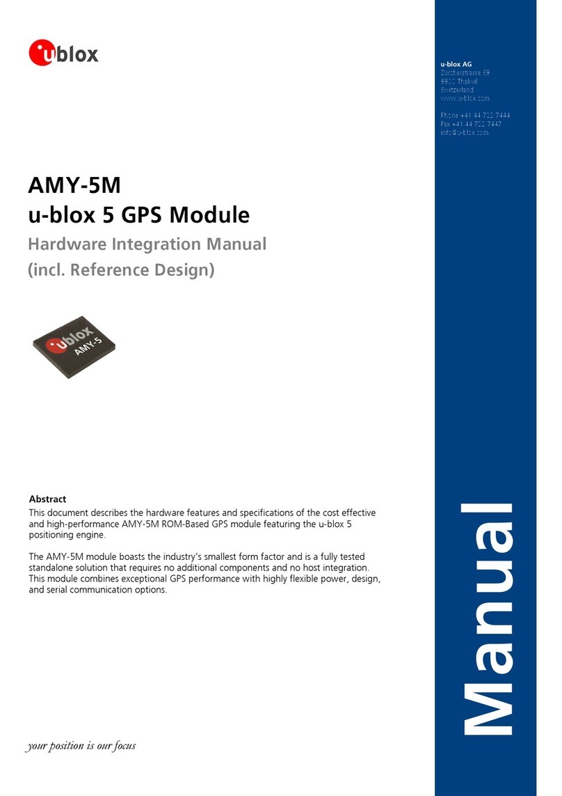 Ublox AMY-5M Quick setup guide