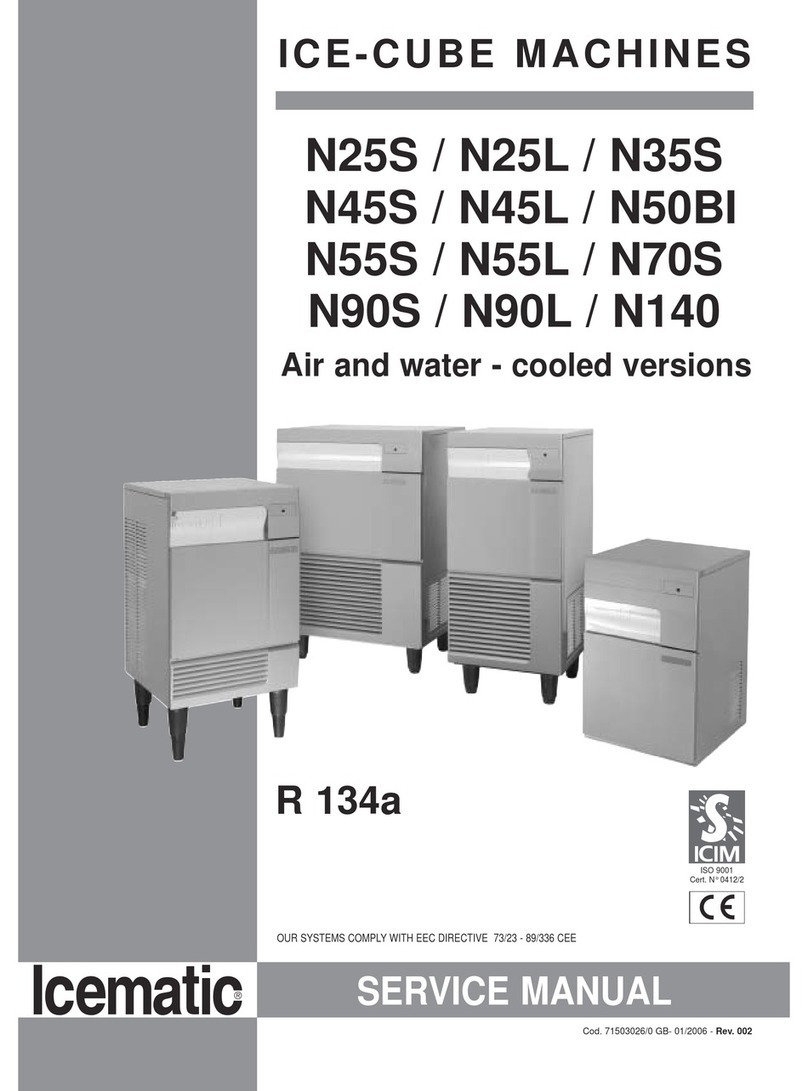 Icematic N25S Service manual