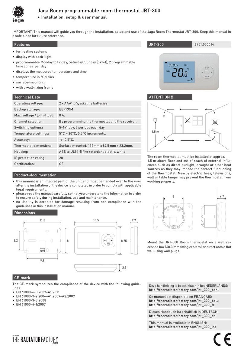 Jaga JRT-300 User manual