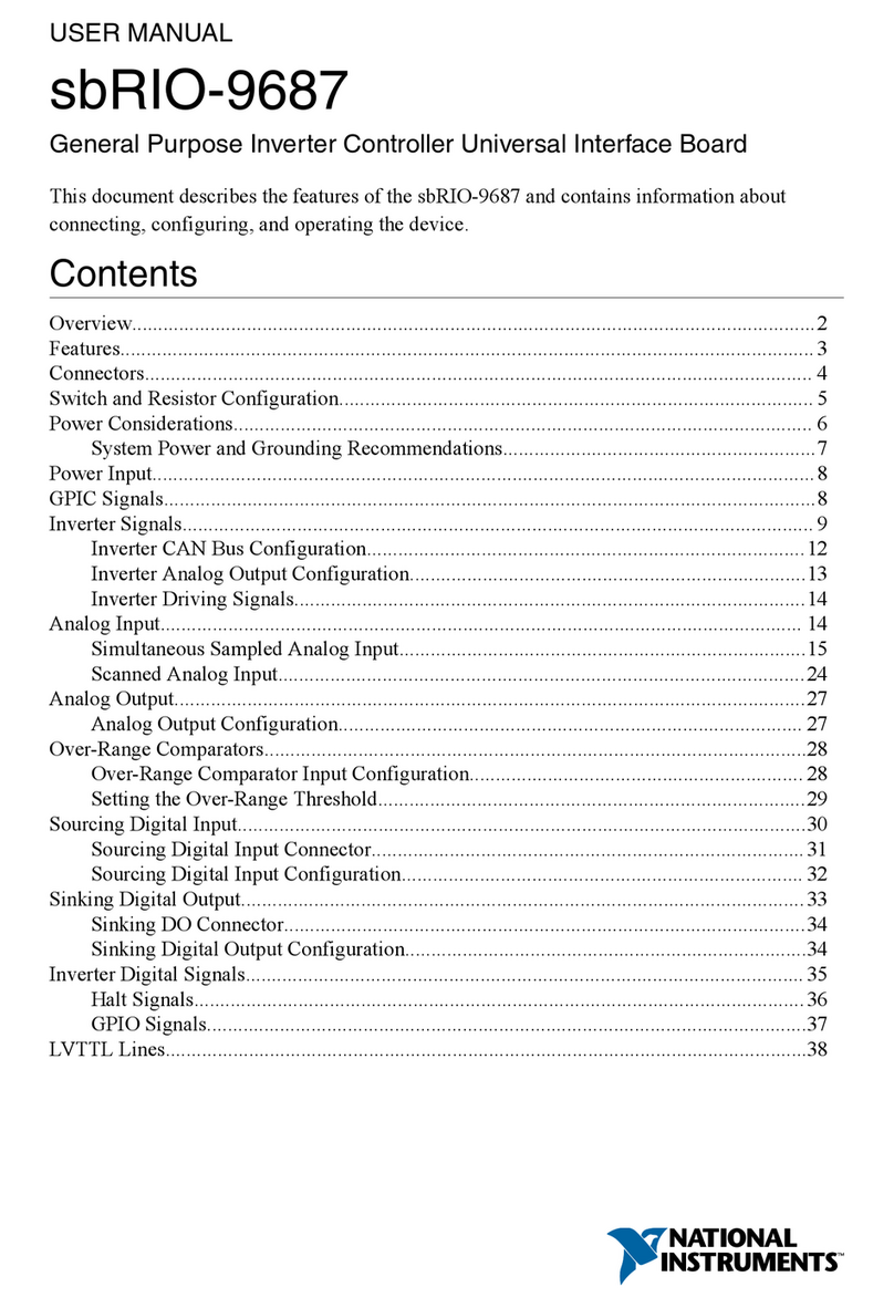 National Instruments sbRIO-9687 User manual
