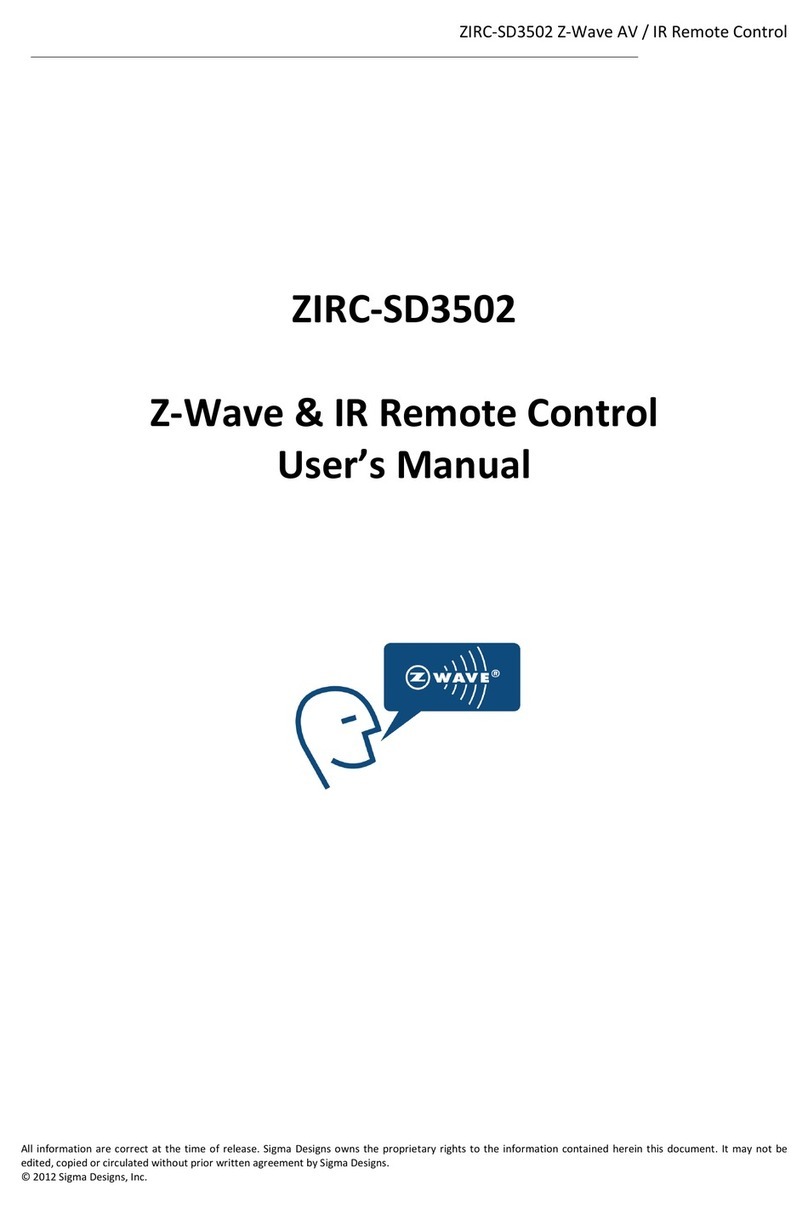 Sigma ZIRC-SD3502 user manual