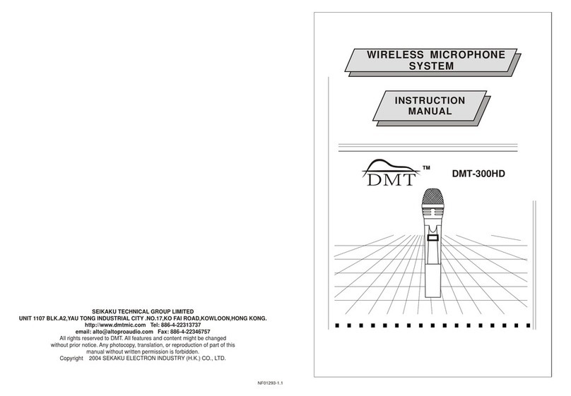 DMT 300HD instruction manual