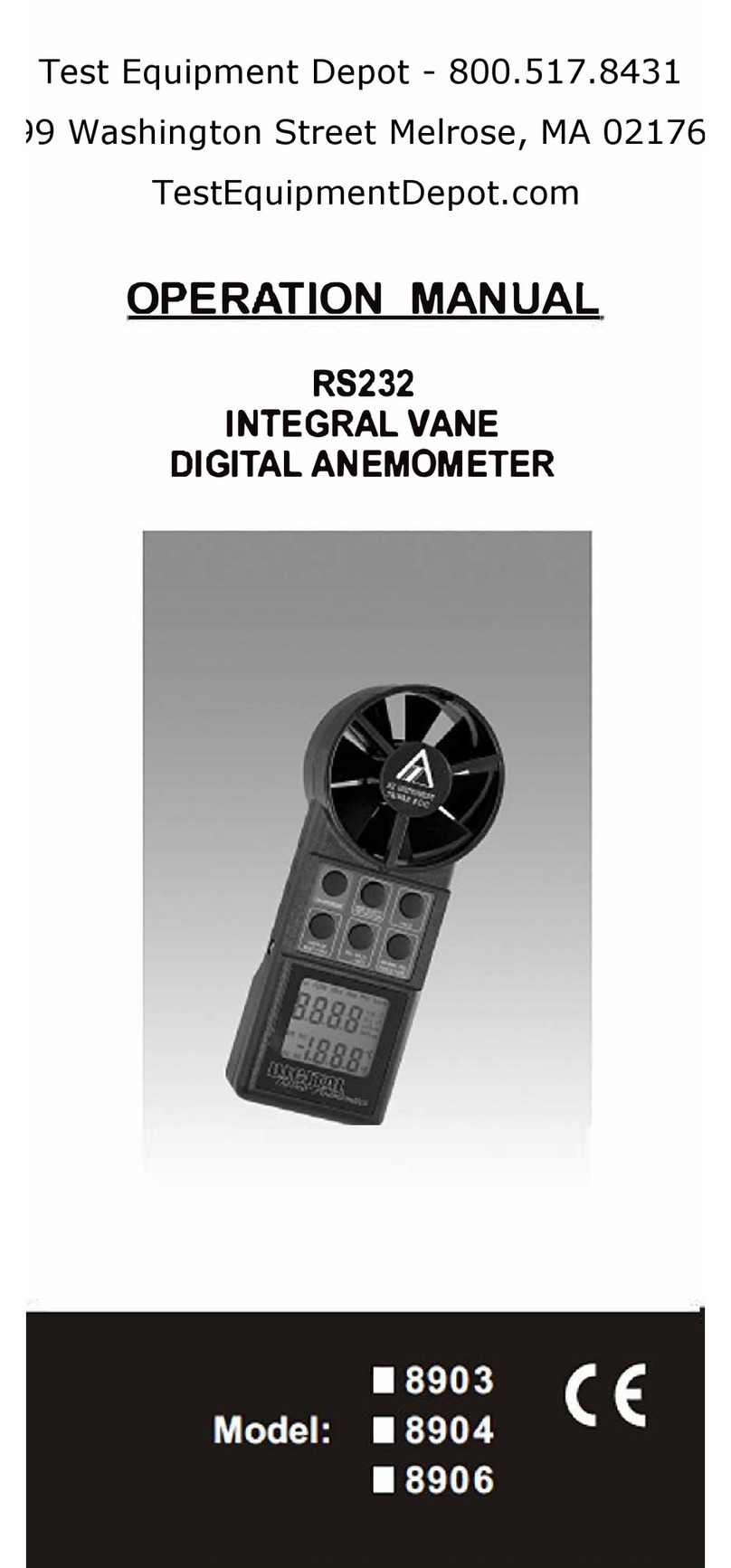 AZ AZ8903 Operation manual