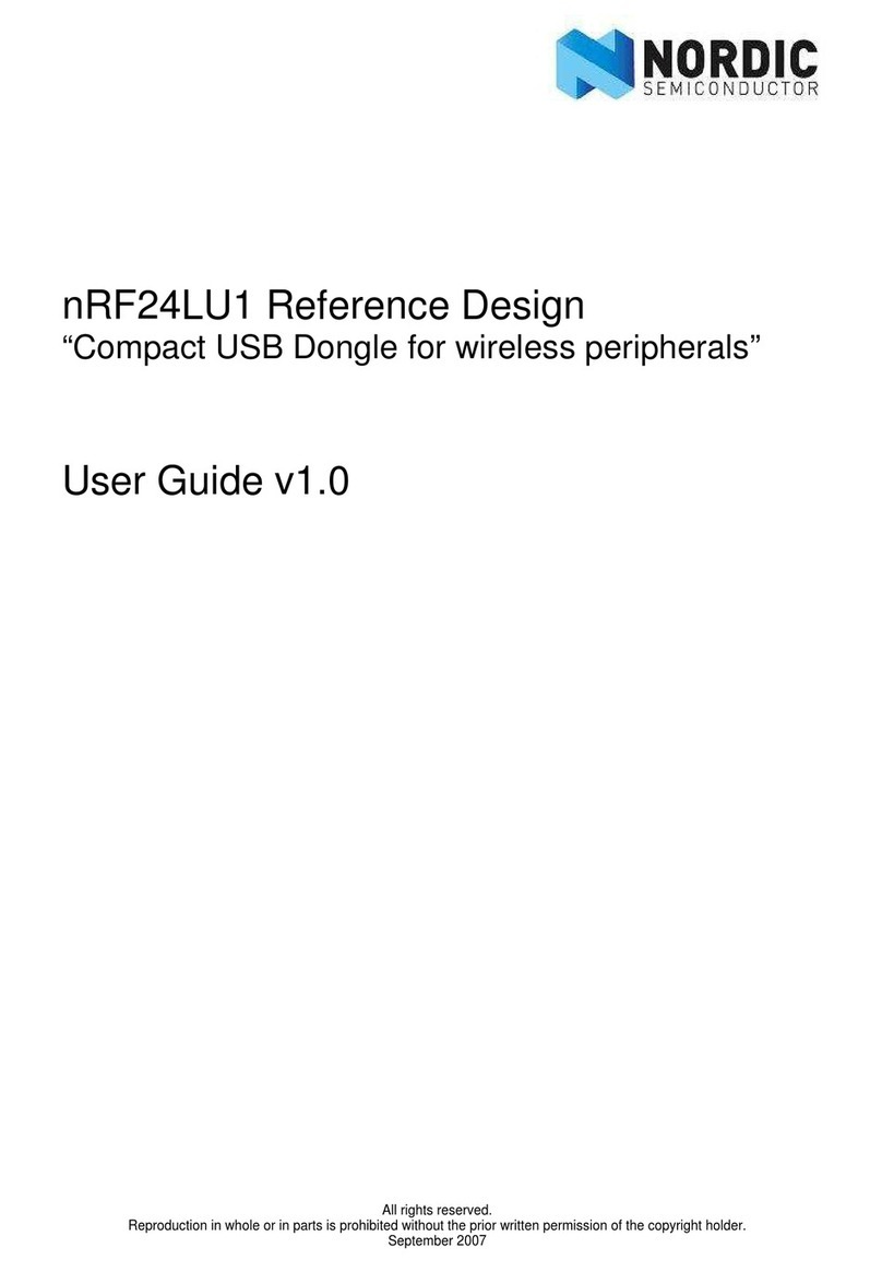 Nordic Semiconductor nRF24LU1 User manual