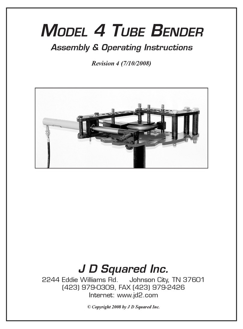 J D Squared 4 Assembly & operating instructions