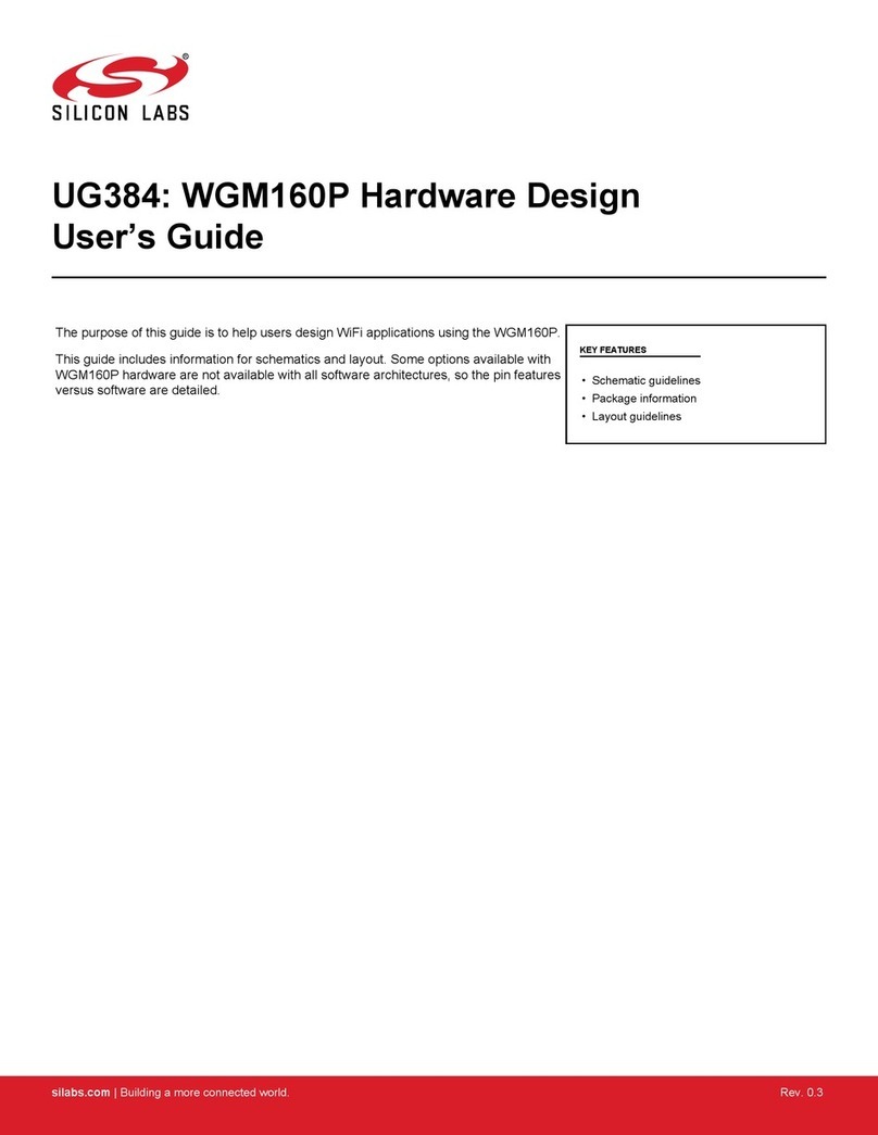 Silicon Laboratories WGM160P User manual