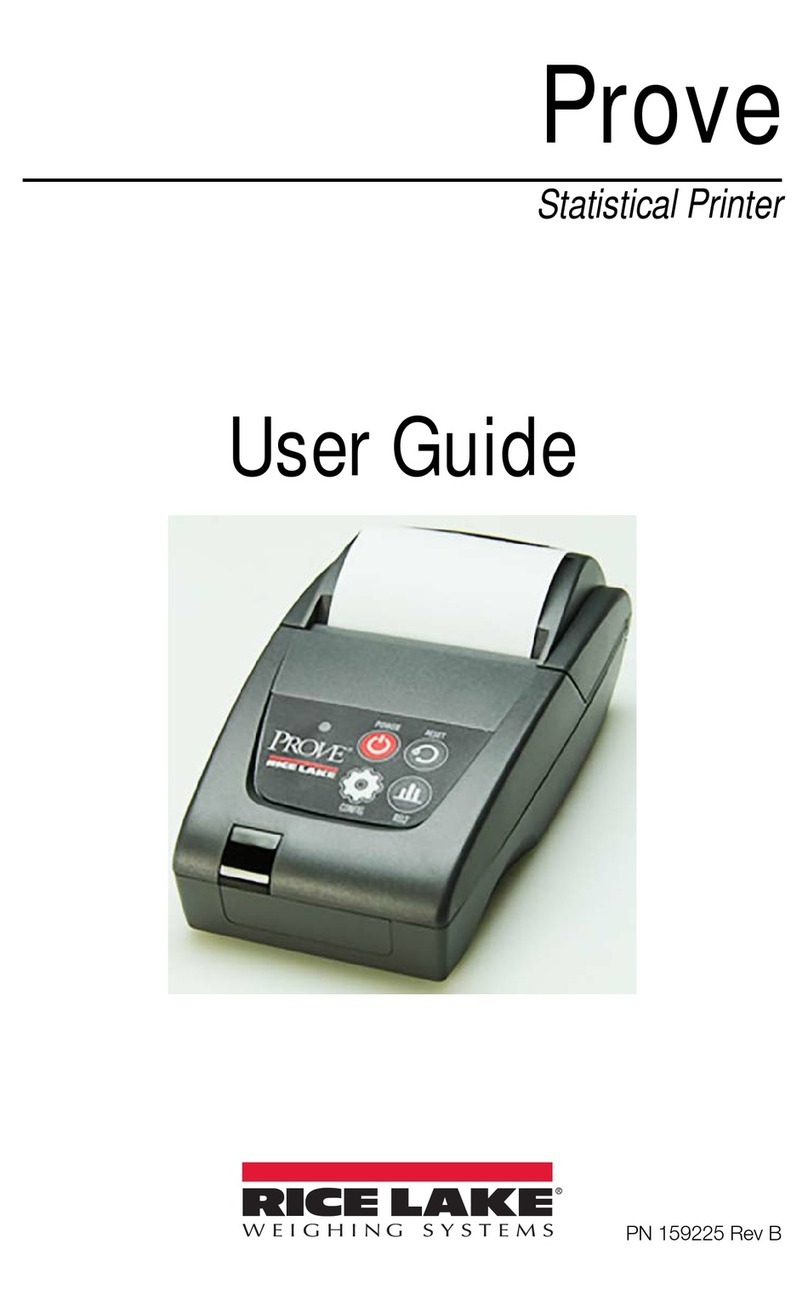 Rice Lake Prove User manual Rice Lake Prove User manual