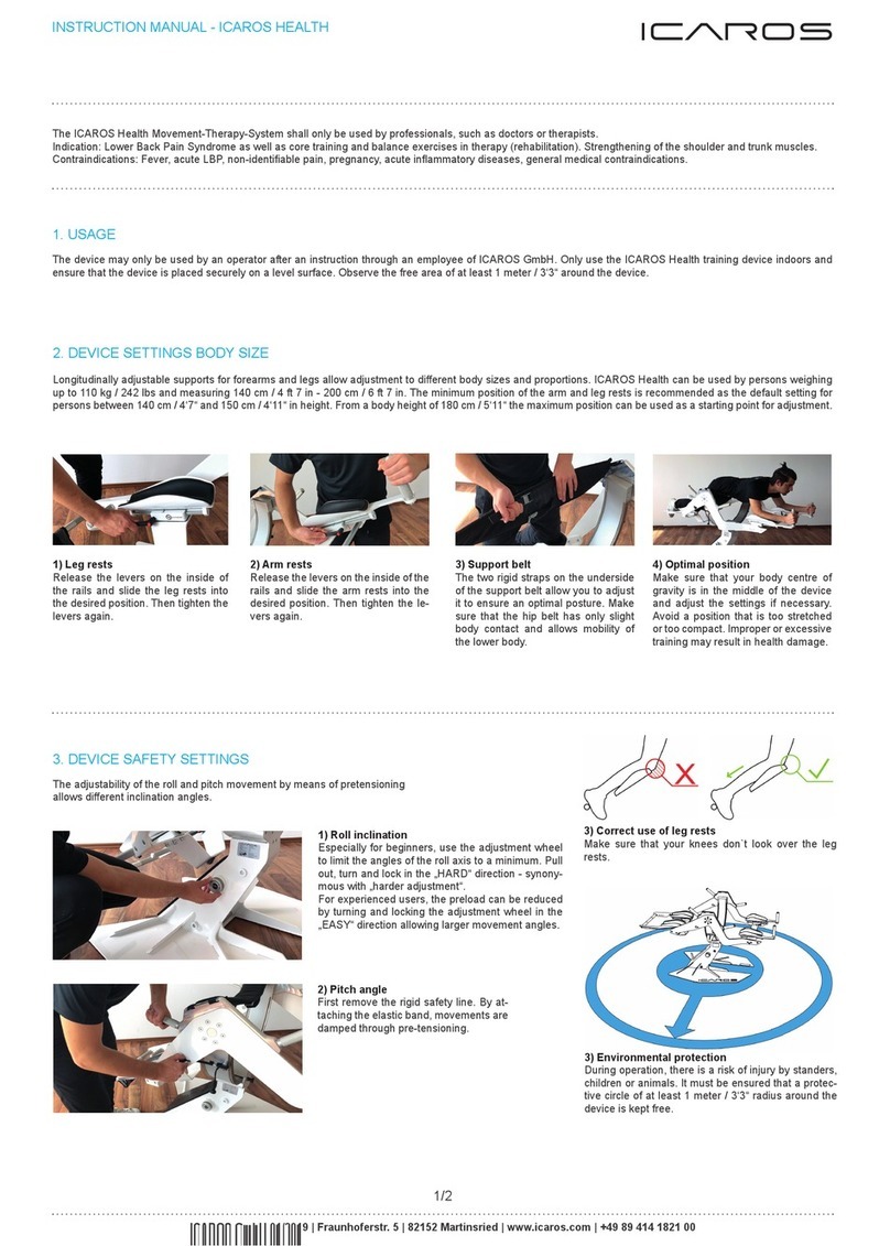 ICAROS HEALTH instruction manual