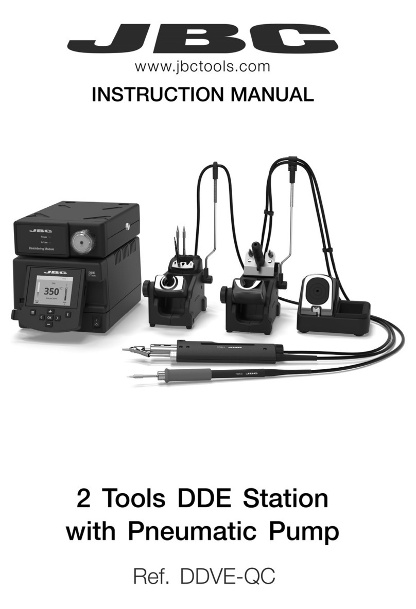 jbc DDVE-QC instruction manual