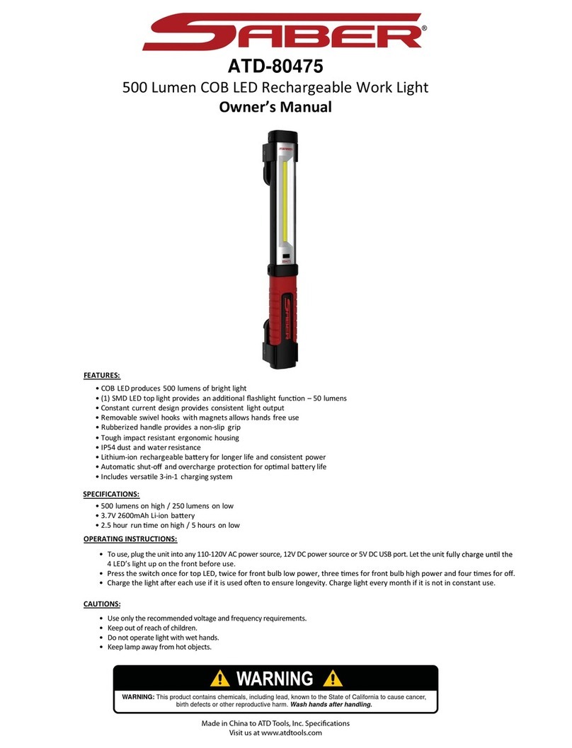 Saber Compact ATD-80475 User manual