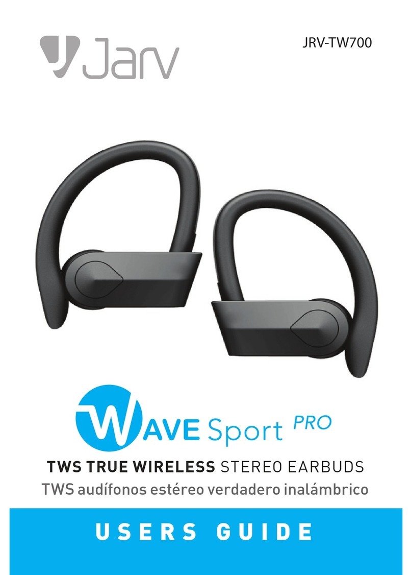 Jarv Wave Sport PRO JRV-TW700 user guide
