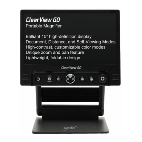Optelec ClearView GO User manual
