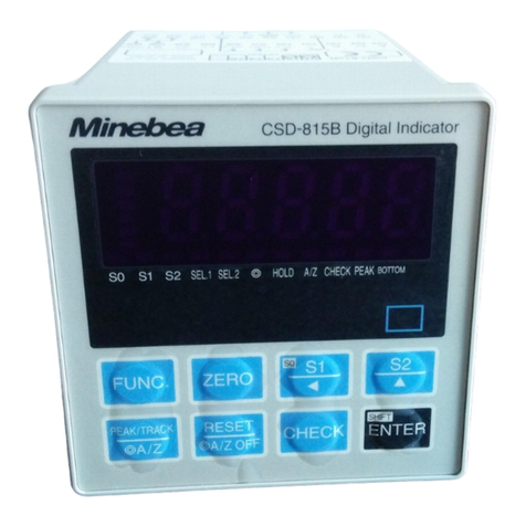 Minebea CSD-815B-73 instruction manual