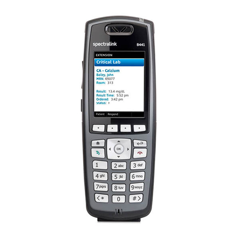 SpectraLink 84 Series User manual