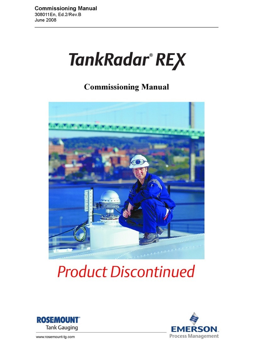 TankRadar REX RTG 3900 Commissioning manual