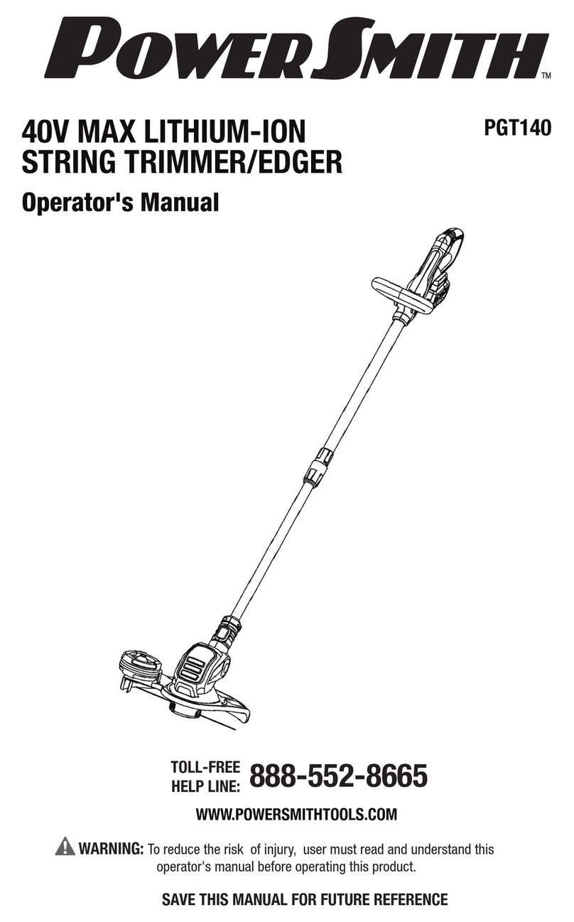 PowerSmith PGT140 Operator's manual PowerSmith PGT140 Operator's manual
