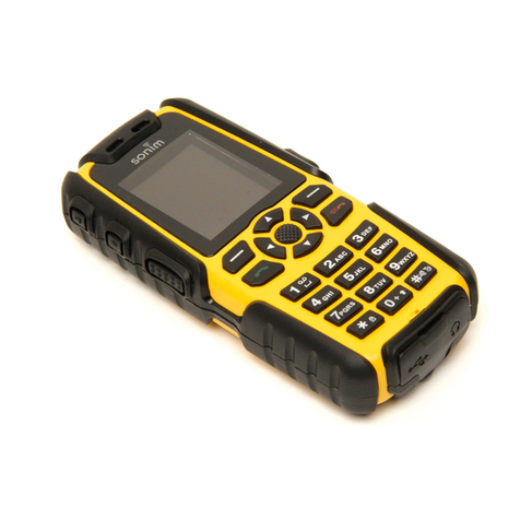 Sonim XP3 User manual Sonim XP3 User manual