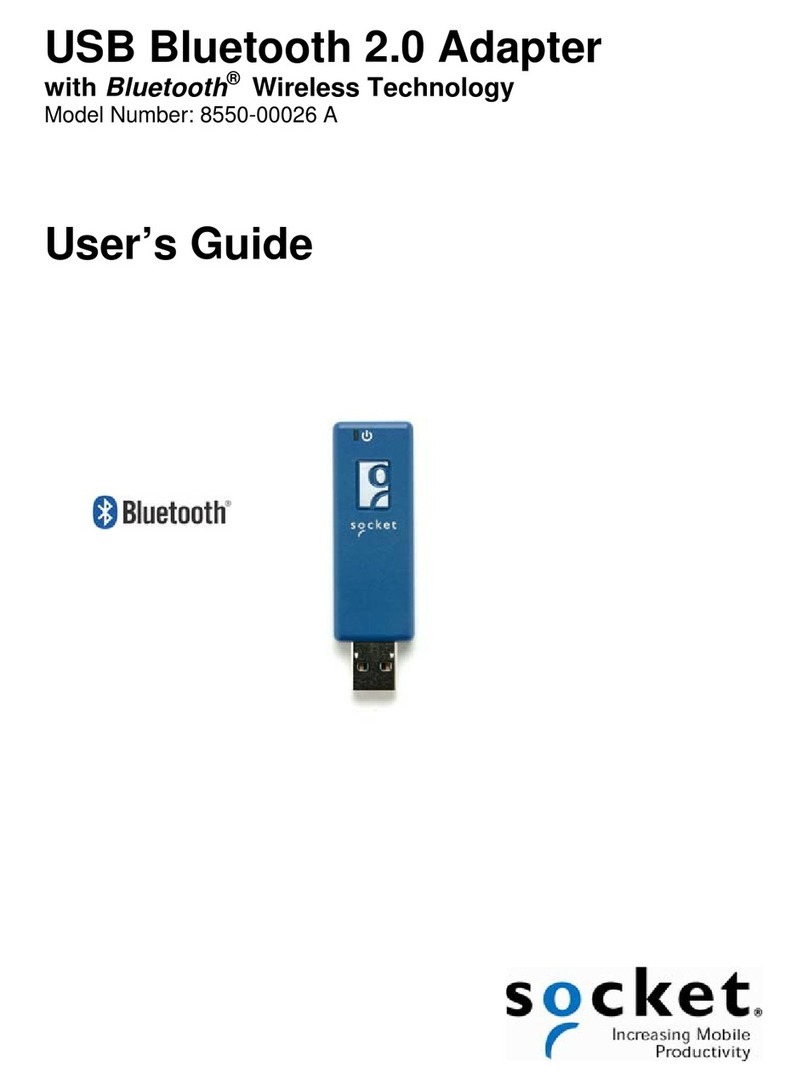 Socket 8550-00026 A User manual Socket 8550-00026 A User manual