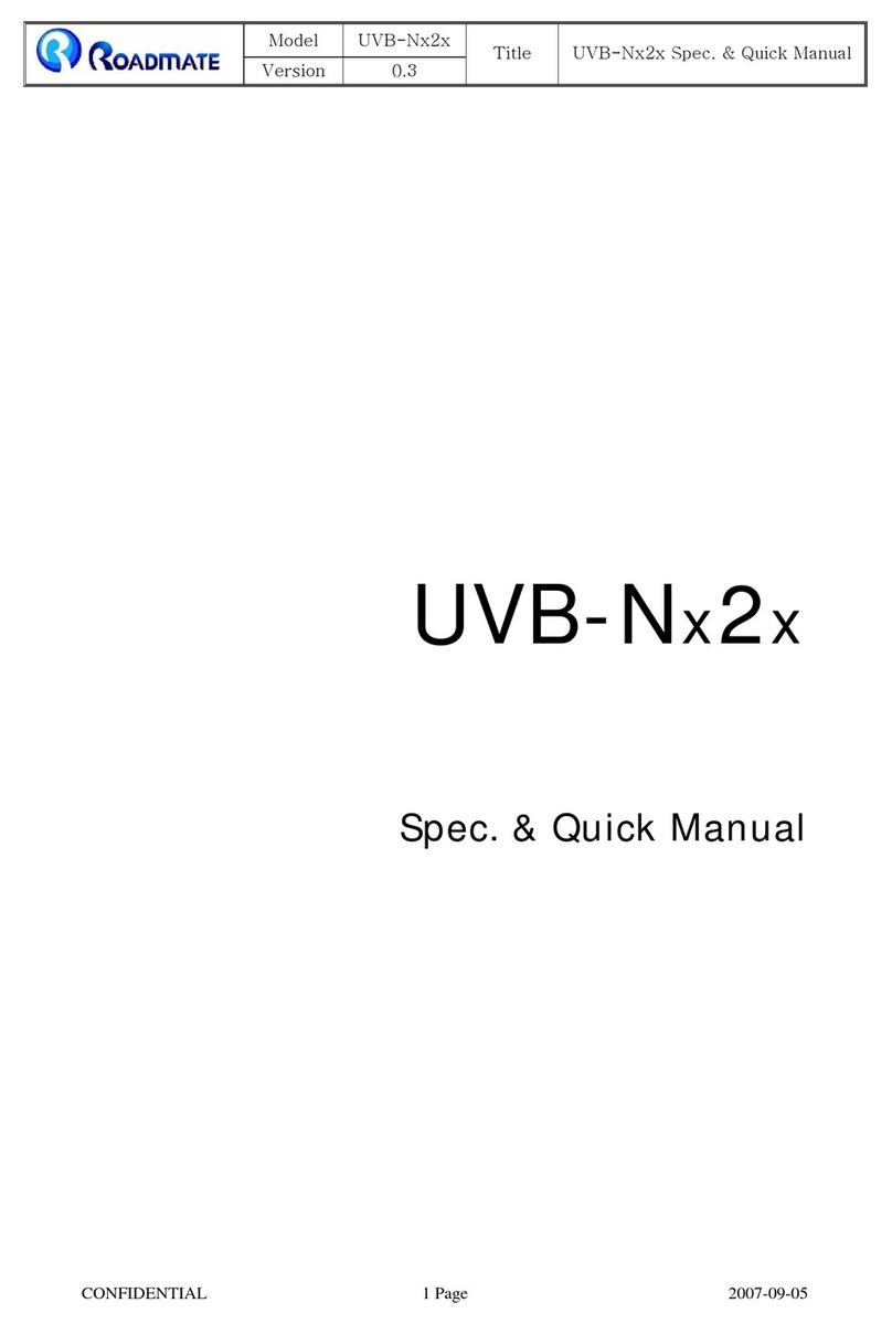 Road Mate UVB-Nx2 Series Spec. & Quick Manual