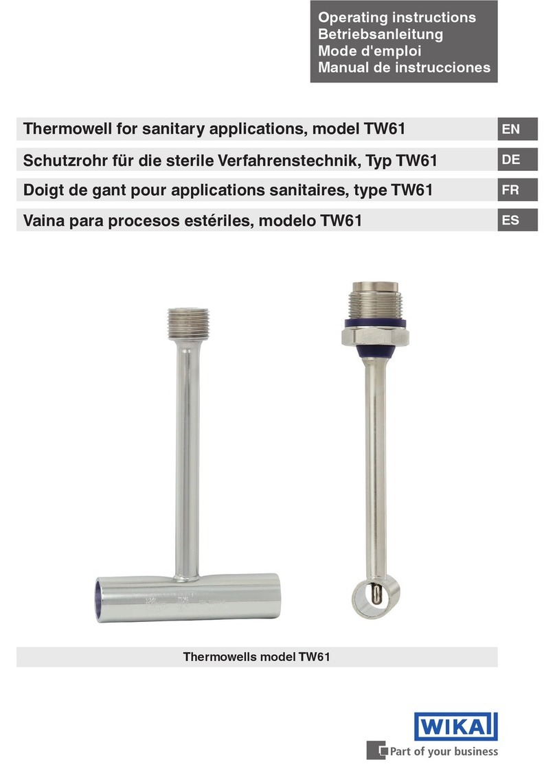 WIKA TW61 User manual