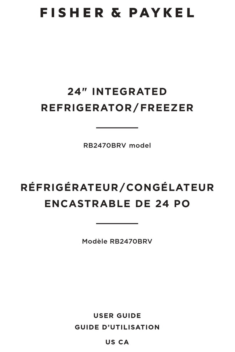 Fisher & Paykel RB2470BRV user guide