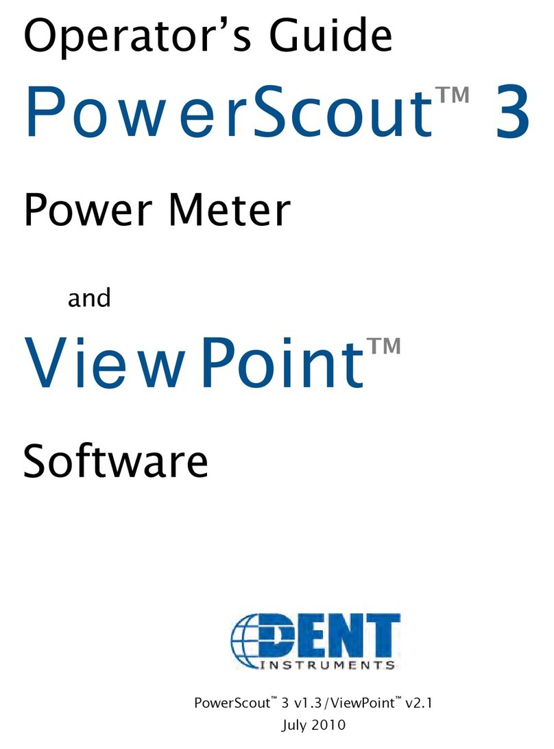 DENT Instruments PowerScout 3 Manual