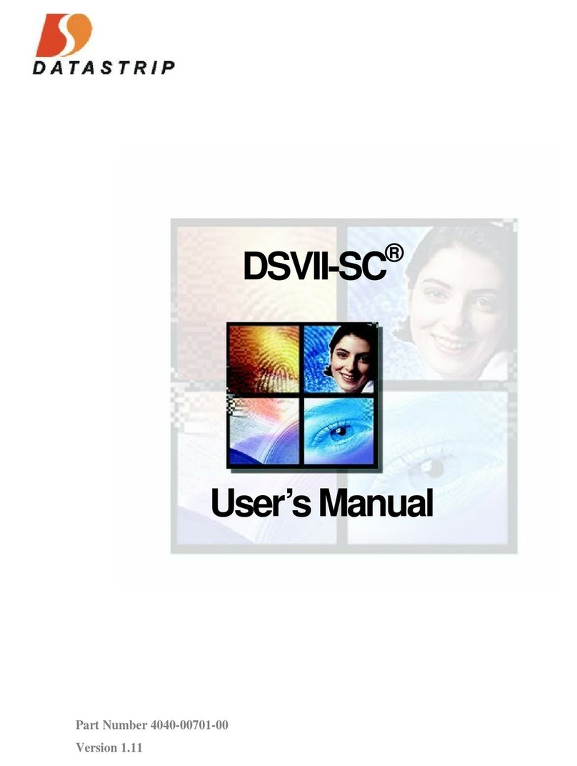 Datastrip DSVII-SC user manual