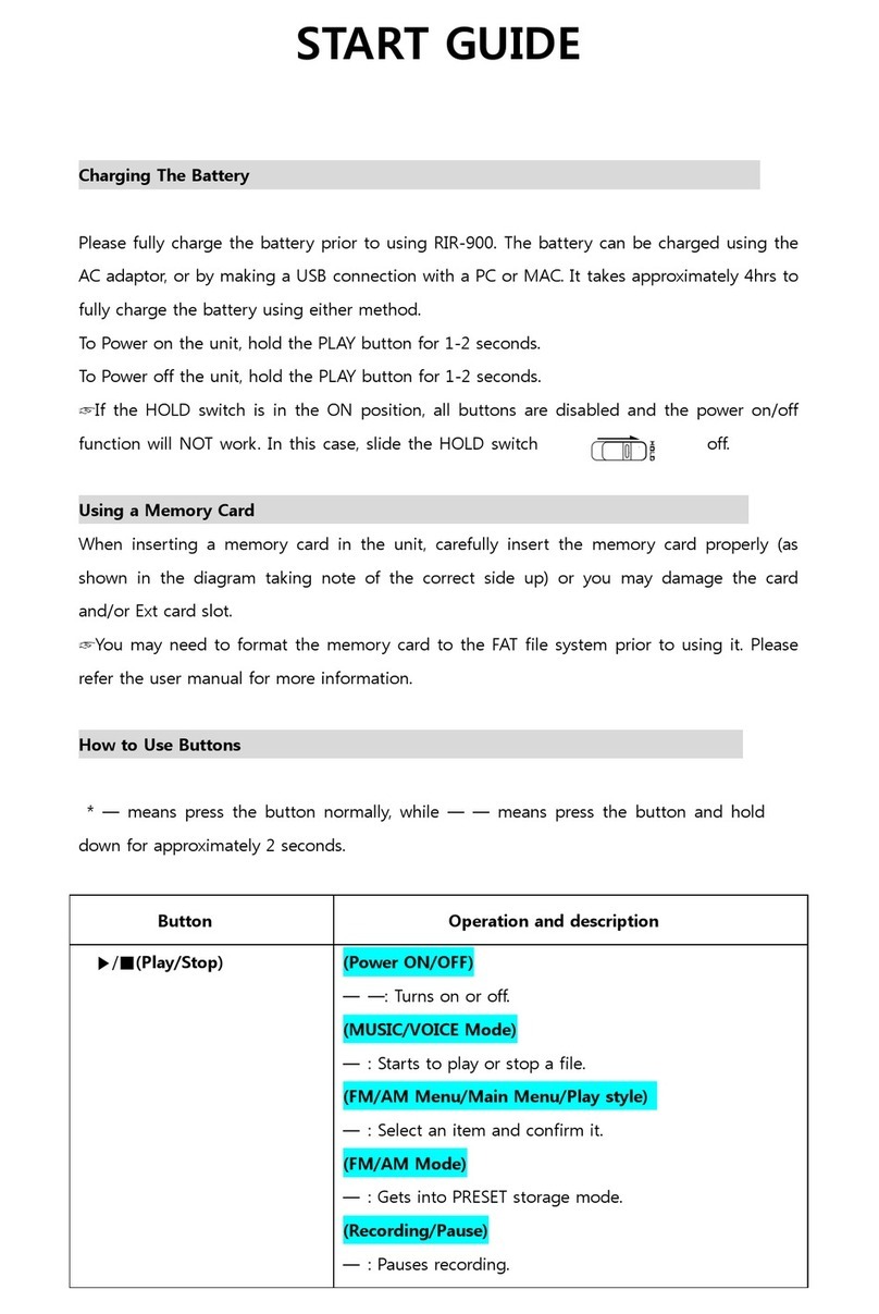 Diasonic RIR-900 Guide